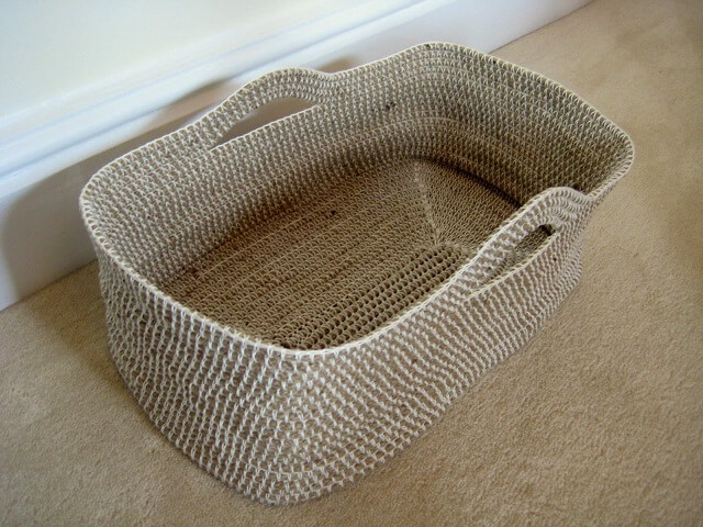 Crochet Rope Basket