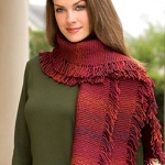 fringe crochet scarf