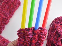 knitting with straws
