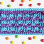 crocheted rib stitch