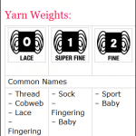crochet hook for yarn weight
