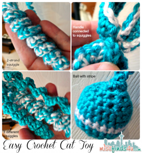 crochet cat toy