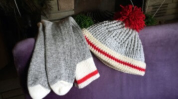 crochet sock hat