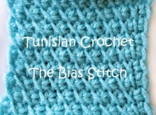 Tunisian Bias Stitch