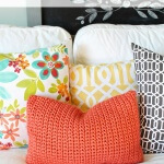 crochet throw pillow