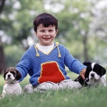 crocheted pullover