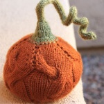 knit pumpkin