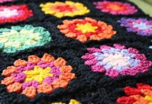 crochet seventies granny square