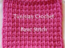 tunisian crocheting