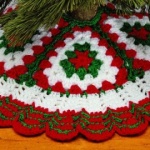 crochet christmas tree skirt