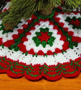 crochet christmas tree skirt