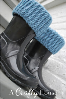Free Crochet Boot Liners