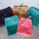 Free Knit Gift Pouches