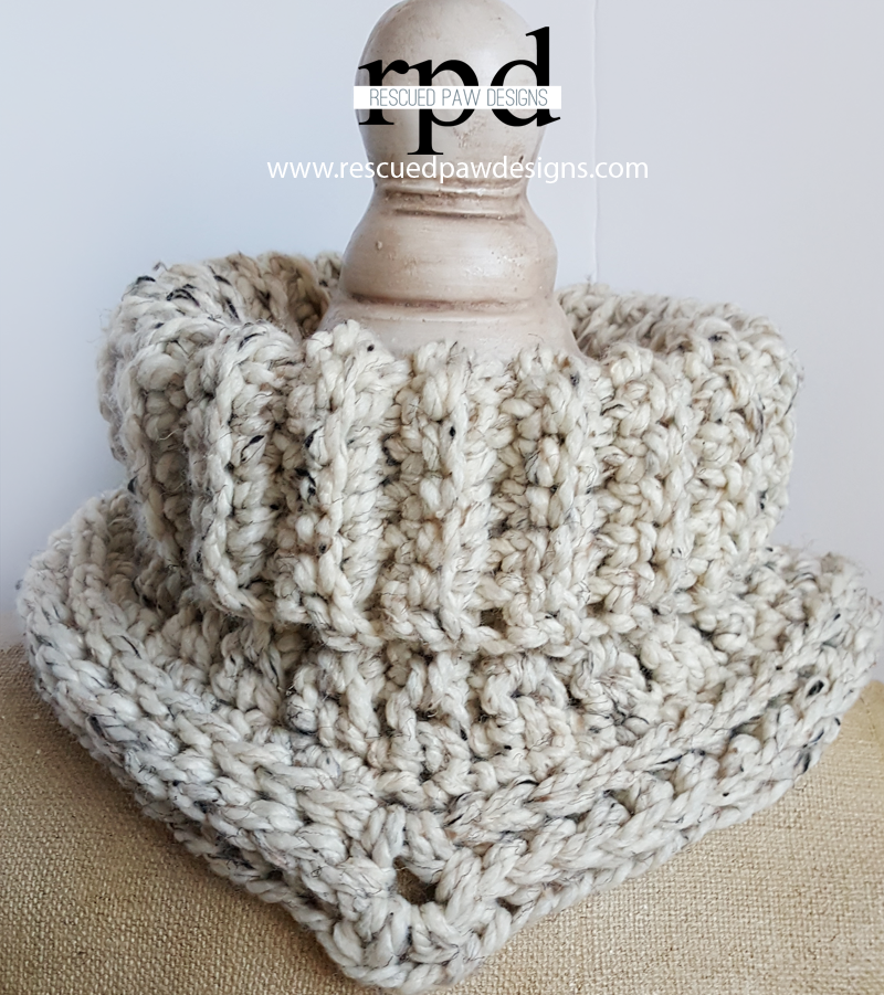 Free crochet cowl pattern