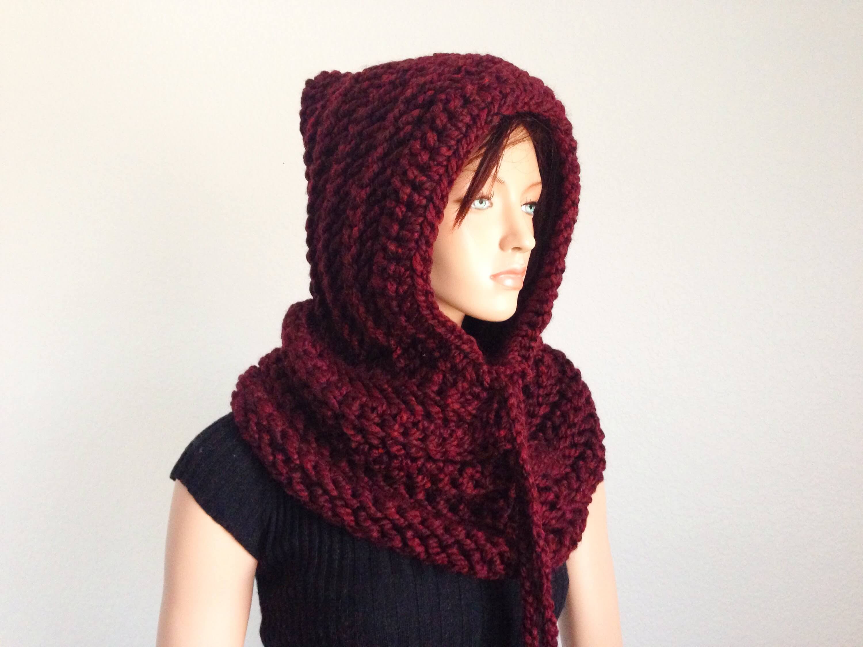 Crochet a Hooded Neckwarmer or Snood - The Spinners Husband