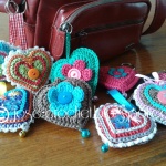 crochet hearts