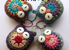 Free Crochet Owl Keychain pattern