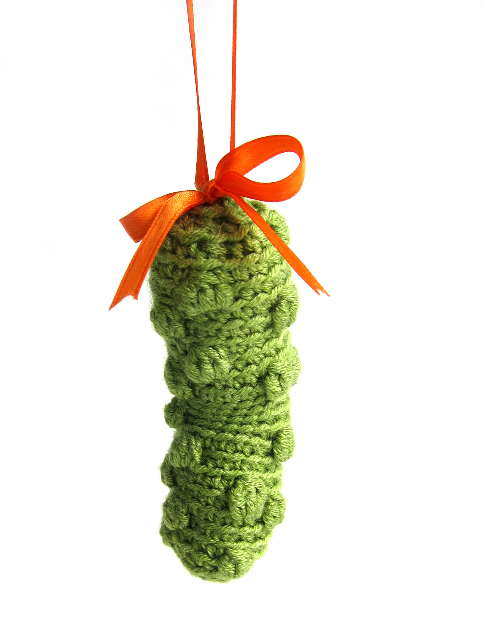 Crocheted Christmas Pickle Pattern