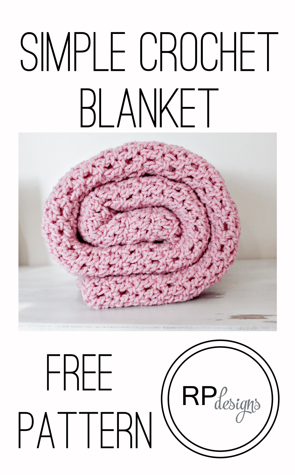 Free Simple Crochet Baby Blanket Pattern