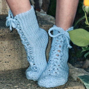 Free Knit Bedsocks Pattern