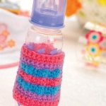 Free Crochet Baby Bottle cozy pattern