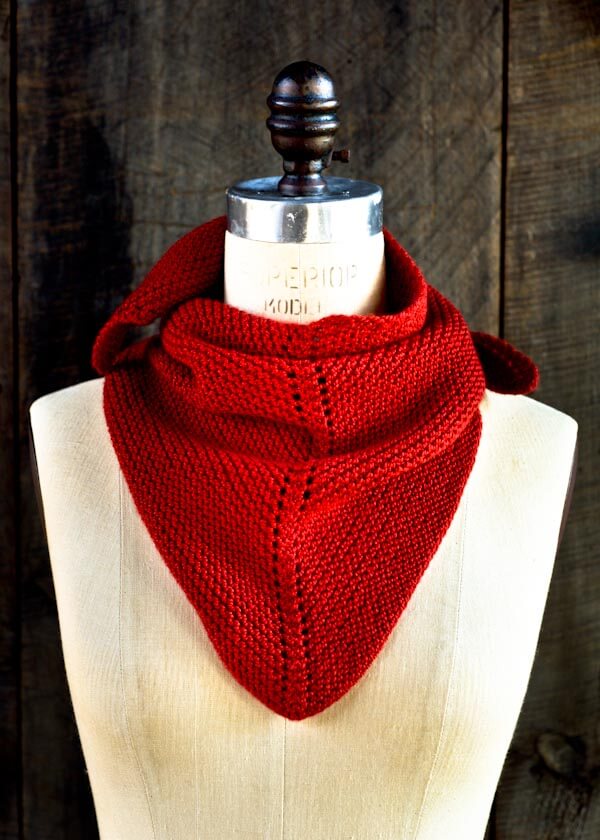 Free Knit Dovetail Scarf Pattern