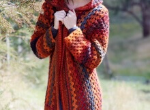 Free Hooded Jacket to crochet