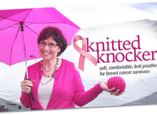 Knit breast prosthesis organization and patterns