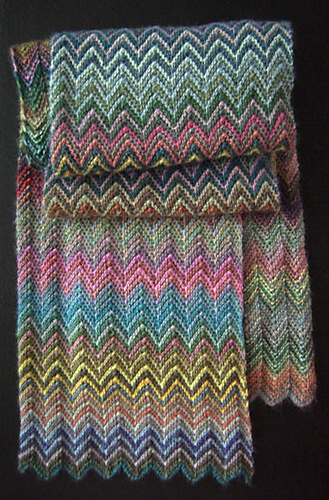 Free Designer inspired knit scarf