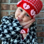 Free crochet heart beanie pattern