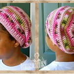 Free African Flower Slouchy Beanie