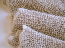 Free Knit Soft Cosy Garter Stitch Shawl Pattern