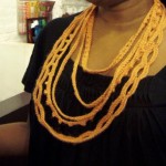 Free Knit Pattern for Indian Gold Silk Jewellery