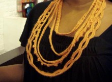 Free Knit Pattern for Indian Gold Silk Jewellery