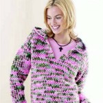 Free crochet hooded sweatshirt pattern
