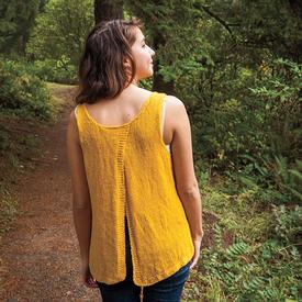 Free Knit Split Back Tank Pattern