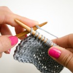 How to Purl without turning work