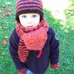 slithering snake knit scarf pattern