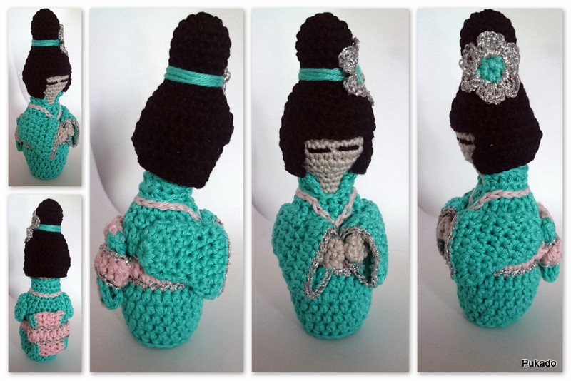 Free Crochet Kokeshi Doll Pattern