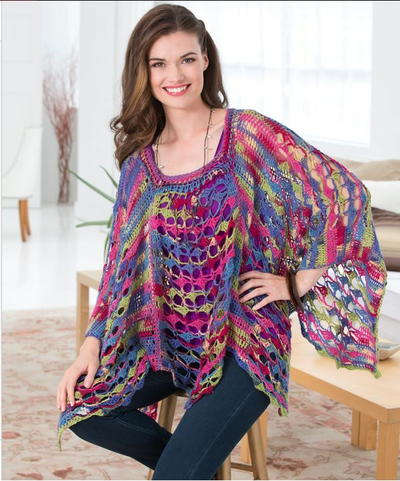 Free Crochet Poncho Pattern