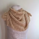 Free Crochet Gold Shimmer Shawl Pattern