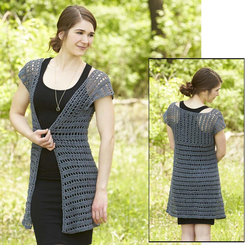 Crochet Free Shadow Swing Cardigan