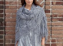 Crochet Lace Sidewalk Shawl