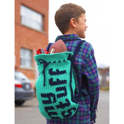 crochet this kid's backpack