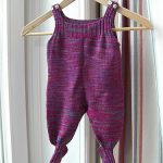 knit sock yarn baby overalls