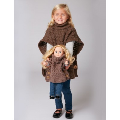 Free Child Sized, Stylish Crochet Poncho!