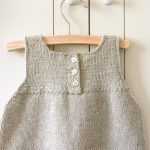 Clean and Simple Knit Baby Dress