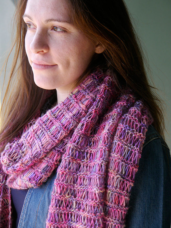 Free knit scarf/shawl pattern