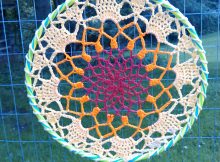Crochet Giant Mandala Dream Catcher