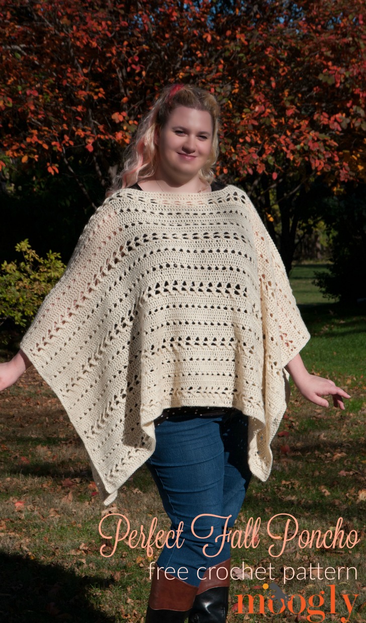 Crochet Perfect Fall Poncho